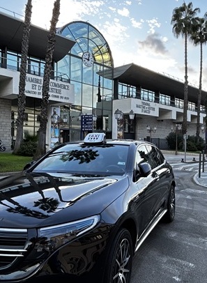 Taxi Tolla au port d’Ajaccio pour la prise en charge de croisiéristes en excursion dans la vallée du Prunelli